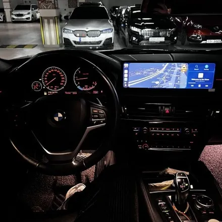 부산 김해 울산 BMW F16 X6 15인치 안드로이드올인원 시공 미스터커스텀 / 부산 해운대