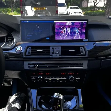 대구 BMW F10 520d m핸들 튜닝 15인치 안드로이드올인원 교체 미스터커스텀 / 부산 해운대