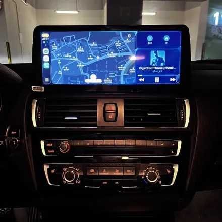 부산 대구 BMW F20 118d m핸들 12.3인치안드로이드올인원 크리스탈기어봉 3종패키지 시공 / 전남 여수