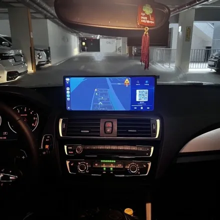 부산 BMW F20 118d m핸들 12.3인치 카플레이 & 안드로이드오토 2종패키지 시공 미스터커스텀 / 부산 해운대