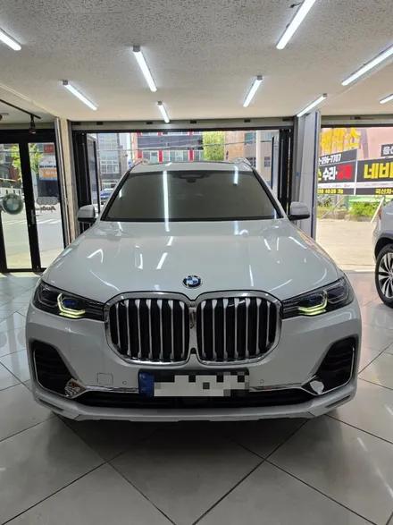 울산 BMW X7  블랙박스 수리 고장  ●  [ 아이나비 QXD 블랙박스 교체 설치 장착 ] / 울산 중구