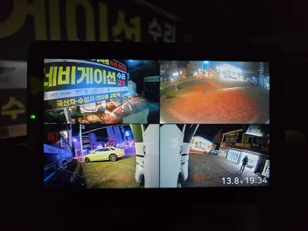 울산 캠핑카 4채널 블랙박스 설치 전문점 + 수리 AS  [ 포터 탑차 ] / 울산 중구