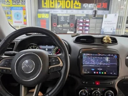 울산 안드로이드 올인원  설치 ● 안드로이드 네비 설치 잘 하는 곳 [ 지프 레니게이드 ] / 울산 중구