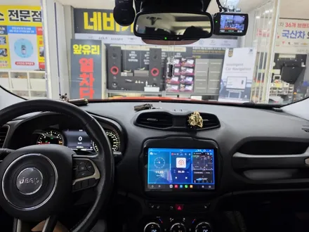 울산 안드로이드 올인원  설치 ● 안드로이드 네비 설치 잘 하는 곳 [ 지프 레니게이드 ] / 울산 중구