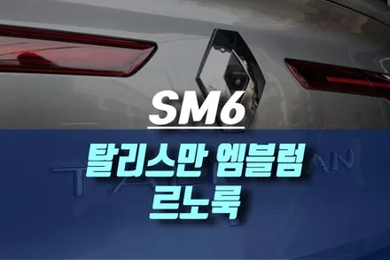 SM6 르노룩 탈리스만 엠블럼 교체 / 인천, 미추홀