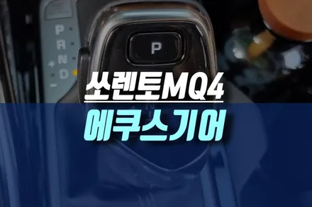 신형 MQ4 쏘렌토 차량 전자식 후깜 비상등 클락션 기능있는 에쿠스기어봉 설치하기 / 인천, 미추홀