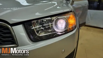 쉐보레 캡티바 자동차 할로겐 헤드라이트 필립스 led 합법 인증 전조등 전구 교체 튜닝 / 인천, 미추홀 주안동