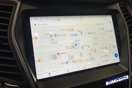 인천 싼타페DM 안드로이드 올인원 네비 모니터 티아이즈 CC3 매립 튜닝 / 인천, 미추홀
