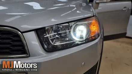 쉐보레 캡티바 자동차 할로겐 헤드라이트 필립스 led 합법 인증 전조등 전구 교체 튜닝 / 인천, 미추홀 주안동