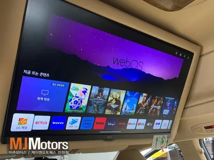 더뉴카니발 자동차 천장 모니터 설치 27인치 LG 스마트 TV 용품 튜닝 / 인천, 미추홀 주안동