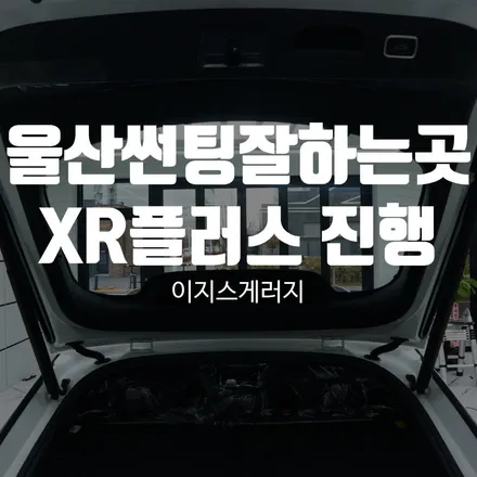 울산썬팅잘하는곳 엑스펠XR플러스 진행 요청 / 울산광역시 북구