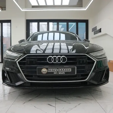 아우디 A7 50TDI 크롬죽이기 시공후기 울산랩핑 / 울산광역시 북구