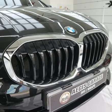 울산 북구 F40 BMW118D 크롬 죽이기로 블랙팩완성 / 울산광역시 북구