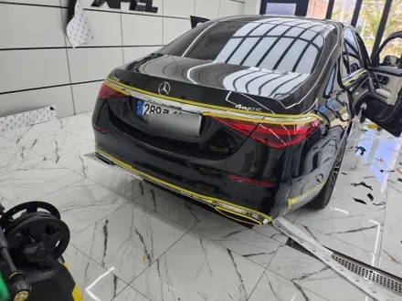 울산랩핑 벤츠 S450 크롬죽이기로 블랙 팩 / 울산광역시 북구