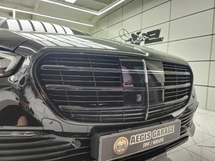 울산랩핑 벤츠 S450 크롬죽이기로 블랙 팩 / 울산광역시 북구