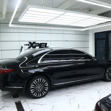 울산랩핑 벤츠 S450 크롬죽이기로 블랙 팩 / 울산광역시 북구