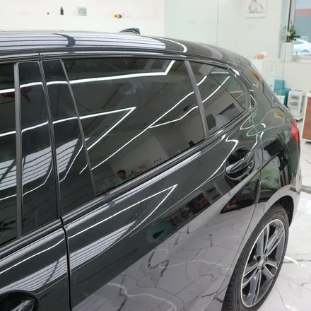 울산 북구 F40 BMW118D 크롬 죽이기로 블랙팩완성 / 울산광역시 북구