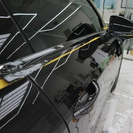 아우디 A7 50TDI 크롬죽이기 시공후기 울산랩핑 / 울산광역시 북구