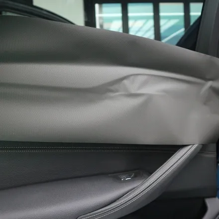 BMW 520i 울산실내랩핑 우드 가리기 / 울산광역시 북구