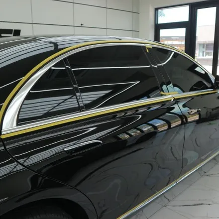 울산랩핑 벤츠 S450 크롬죽이기로 블랙 팩 / 울산광역시 북구