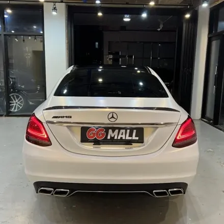 벤츠 c220d 골드 펄 사틴화이트 전체랩핑! / 김포시 마산동