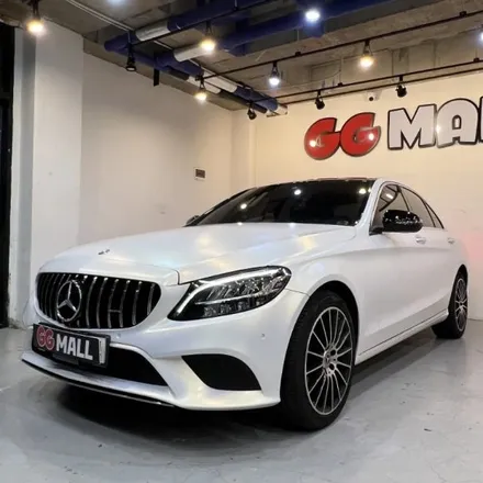 벤츠 c220d 골드 펄 사틴화이트 전체랩핑! / 김포시 마산동