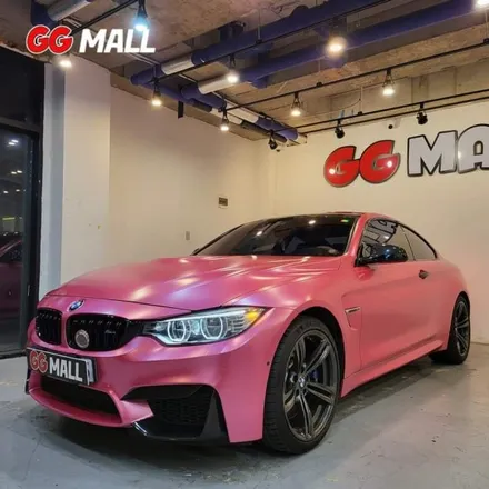 GG MALL / BMW M4 사틴크롬핑크펄 전체랩핑 / 김포시 마산동