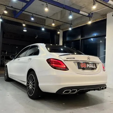 벤츠 c220d 골드 펄 사틴화이트 전체랩핑! / 김포시 마산동