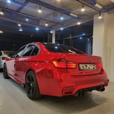 Bmw320d / 캔디레드 전체랩핑 시공 / 김포시 마산동