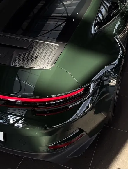포르쉐 포레스트 그린 porsche forest green 내차에 랩핑하면 어울릴까? / 강남구 역삼동