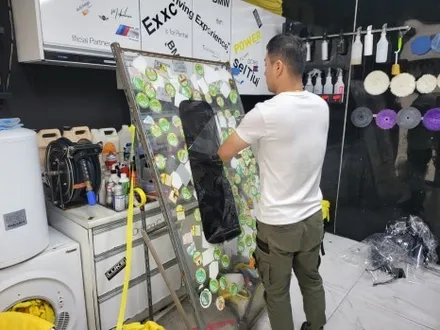 인천 영종도 썬팅 전문점 모빌리언 / 보라색으로 변색된 썬팅 교체하기 / 레이노 팬텀2 F시리즈