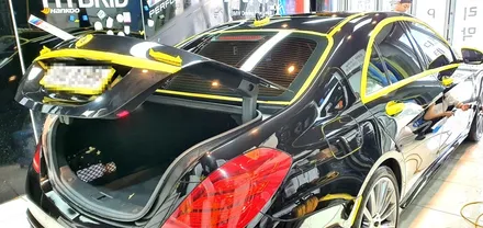 영종도 자동차 썬팅 벤츠s350 시공 !