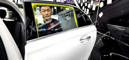 영종도 하늘도시 벤츠 A클래스 썬팅 시공 !