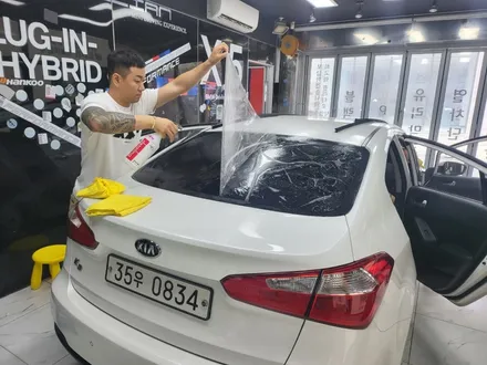 영종도 레이노 썬팅 전문점 모빌리언 기아 K3 썬팅 전체 재시공