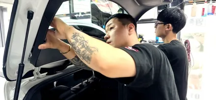 영종도 하늘도시 벤츠 A클래스 썬팅 시공 !