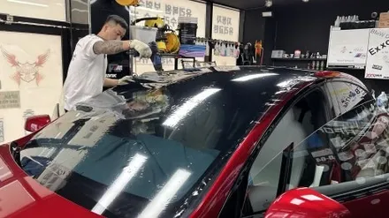 영종도 썬팅/테슬라 모델X 틴팅/레이노S9/영종도 썬팅 전문점 모빌리언!