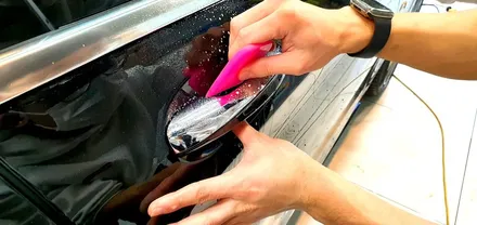 영종도 자동차 썬팅 벤츠s350 시공 !