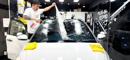 인천 중구 차량관리샵 시트로엥 c4 그랜드 피카소 썬팅 시공사례 !