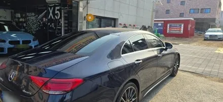 벤츠 CLS 썬팅재시공 / 레이노 크로마R 반사썬팅 / 영종도썬팅 / 유리복원
