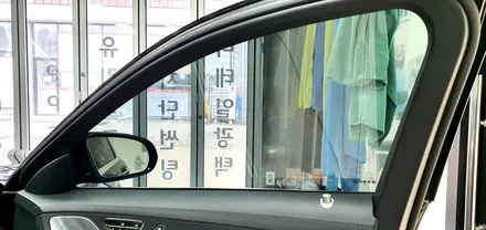 영종도 자동차 썬팅 벤츠s350 시공 !