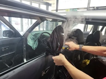 인천 영종도 썬팅 전문점 모빌리언 / 보라색으로 변색된 썬팅 교체하기 / 레이노 팬텀2 F시리즈