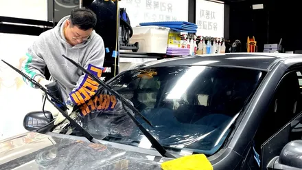 인천 영종도 차량관리 코란도 전면필름 시공사례 !