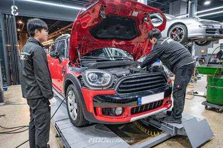 BMW 미니 컨트리맨 쿠퍼 D 연료필터 & 엔진오일 교환 / 분당 모드개러지 / 성남 분당, 서현, 판교,