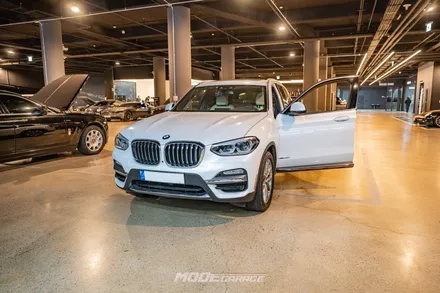 BMW X3 모빌 엔진오일 & 오일필터 교환 / 분당 모드개러지 / 성남 분당, 서현, 판교,