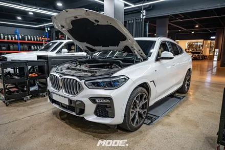 분당 엔진오일 교환 / BMW X6 / 모빌1 0W-40 / 모드개러지 / 성남 분당, 서현, 판교,