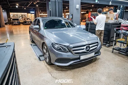 벤츠 E300 브레이크 오일 교환! (feat. TRW DOT 4)  분당 모드개러지 / 성남 분당, 서현, 판교,