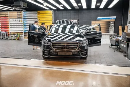 벤츠 S500 신차패키지 썬팅부터 유리막코팅까지 한번에!! 분당 모드개러지 / 성남 분당, 서현, 판교,