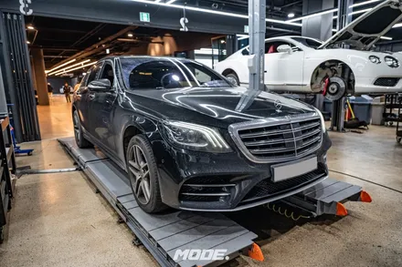 벤츠 S350d 메인터넌스! S클에 맞는 미션오일은?! 분당 모드개러지 / 광명, 안양, 시흥