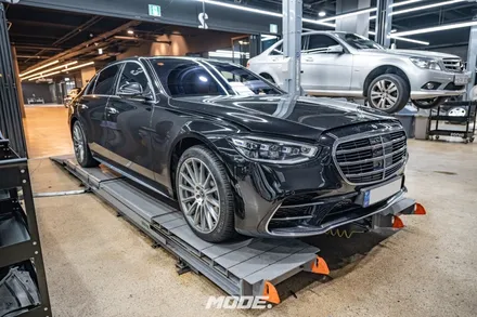 분당 엔진오일 교환 벤츠 S500 메인터넌스 / 성남 분당, 서현, 판교,