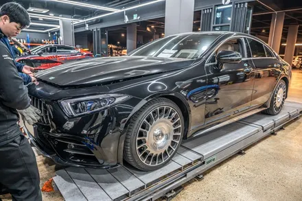 분당 엔진 오일 냉각수 교환 벤츠 CLS 300d 메인터넌스 / 성남 분당, 서현, 판교,